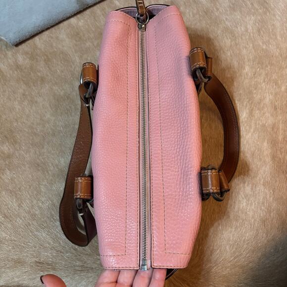 Coach Pebbled Pink Chelsea Satchel 10887 - Picture 6 of 10